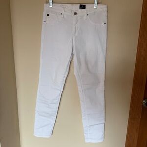 AG Adriano Goldschmied White super skinny ankle jeans - 30R